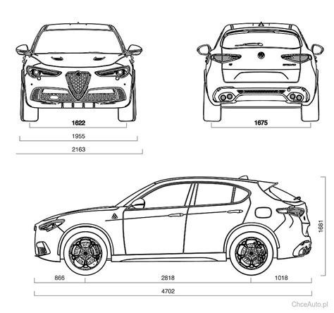 2018 alfa romeo stelvio dimensions